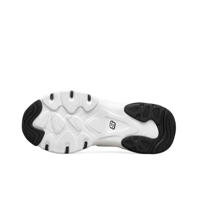 Skechers D Lites 3.0 Low Top Running Shoes White/Black-4