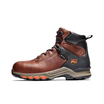 Timberland Hypercharge 6 Waterproof And Wear resistant Short Outdoor Boots Men's Black Red