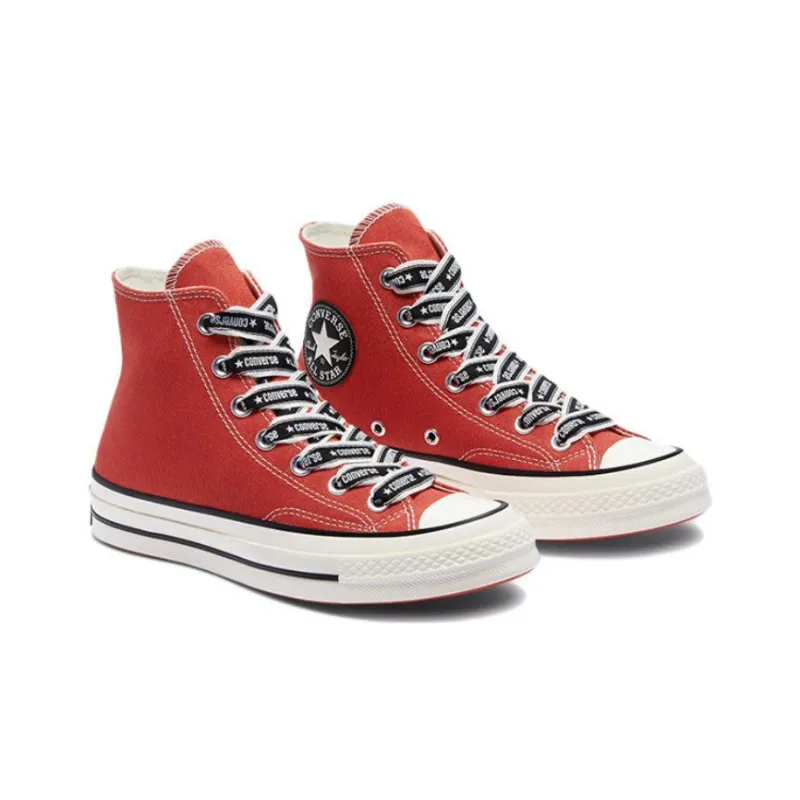 Converse Chuck Taylor All Star 1970s Wear Resistant High Top Canvas Shoes Unisex Orange-2