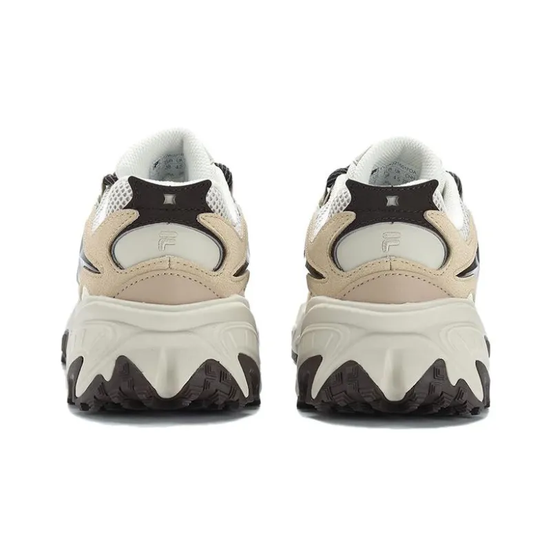 FILA FUSION Ancerus Plus One eyed Shoe Anti Slip Wear Resistant Low Top Chunky Sneakers Women's Oat-2