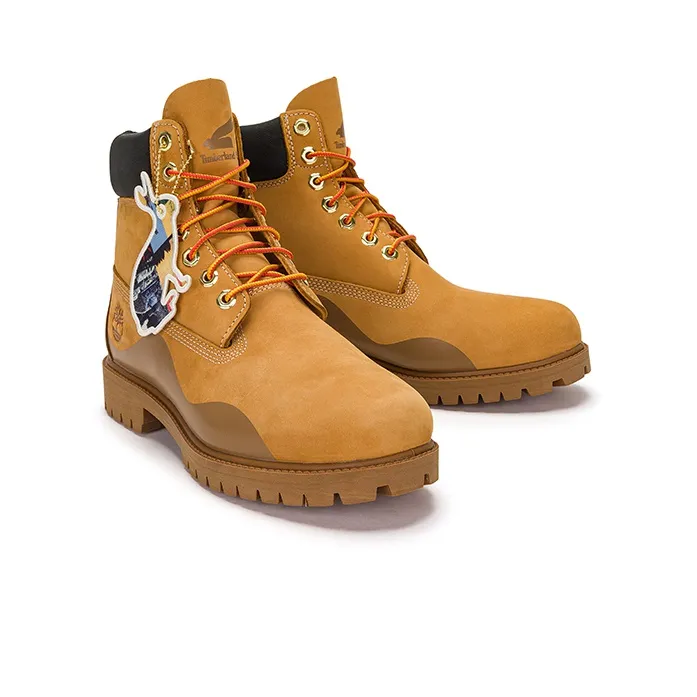 Timberland Heritage 6 Inch Waterproof Boot 'Wheat Nubuck With Brown'-3