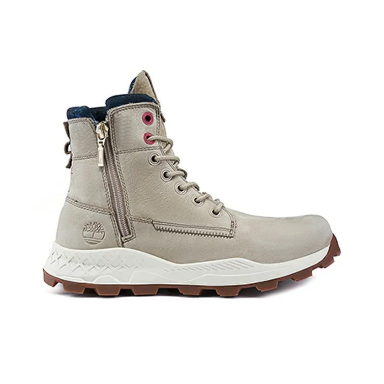 Timberland Brooklyn Side Zip Boots 'Beige Nubuck'-1