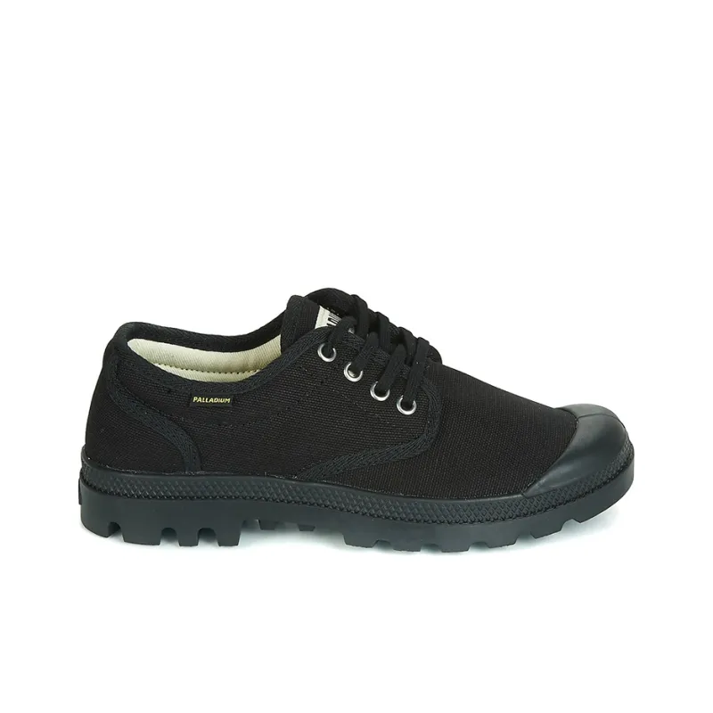 Palladium Pampa Ox Originale Canvas Combat Anti-Slip And Wear-Resistant Breathable Low-Top Canvas Shoes Unisex Black-1