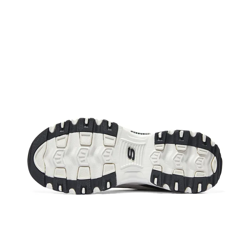 Skechers Arch Fit D'lites 'White Black' Women's-5