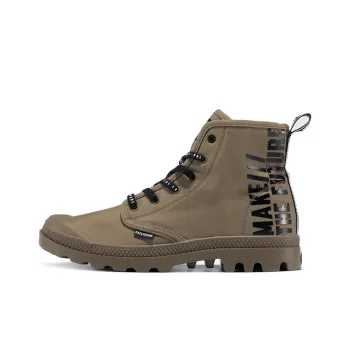 Palladium Pampa Hi Future Abrasion Resistant High Top Canvas Shoes Unisex Brown