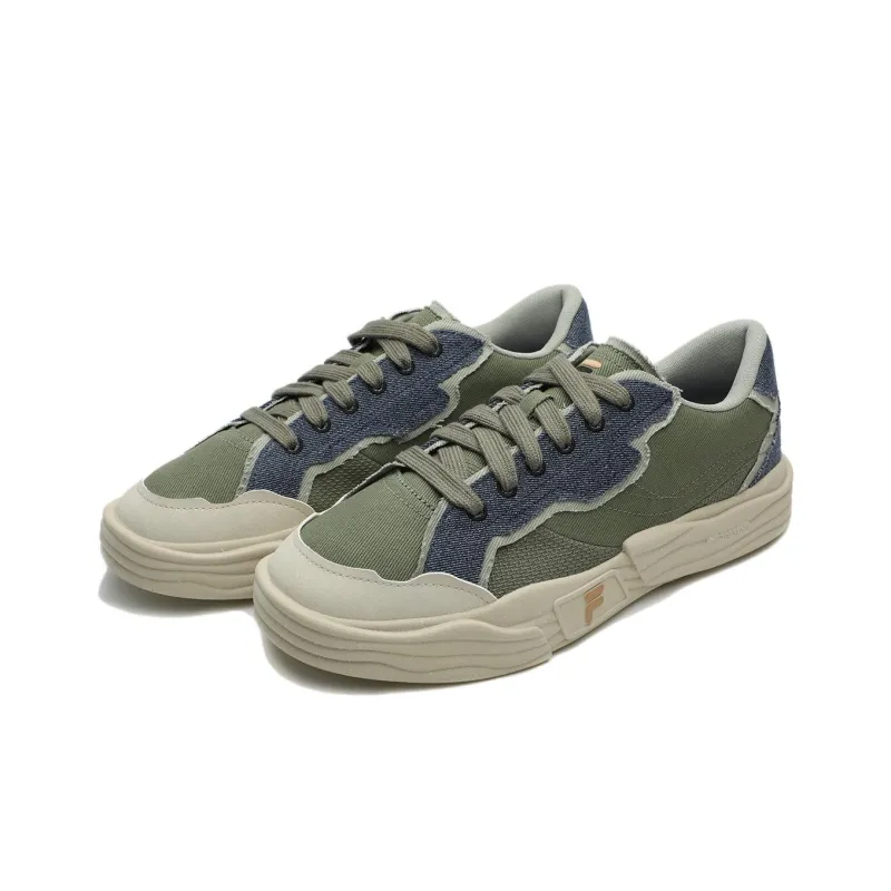 FILA FUSION Lifestyle Comfort Skate Shoes 'Green Grey'-1