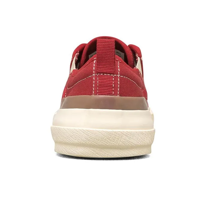 Skechers New Moon Low Top Canvas Sneakers Red Women's-3