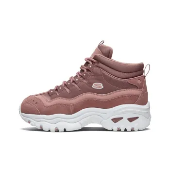 Skechers D Lites Energy Daddy Shoes Pink Women's