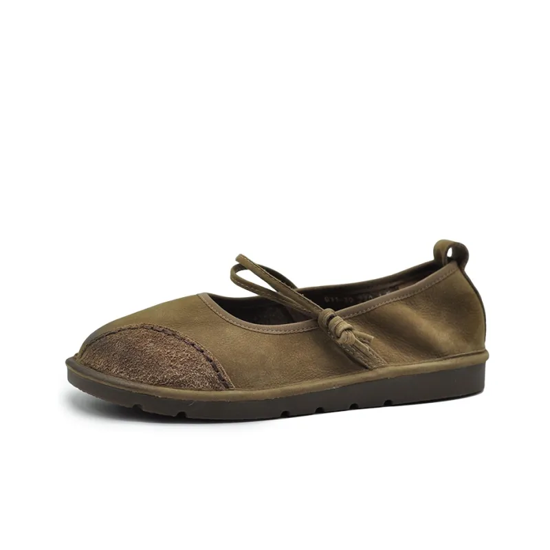 ARTMU Women's Casual Shoes Women's Low Top Light Khaki/Turquoise-1