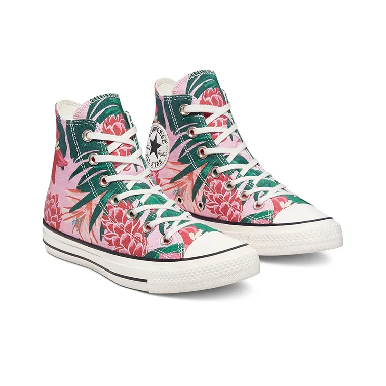 Converse Chuck Taylor All Star High 'Jungle Scene Pink Floral Print'-2