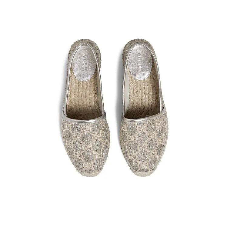 GUCCI Espadrilles Women's Silver-3