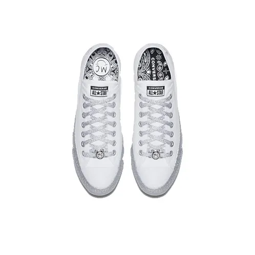 Converse Chuck Taylor All Star Low Miley Cyrus White Silver-3