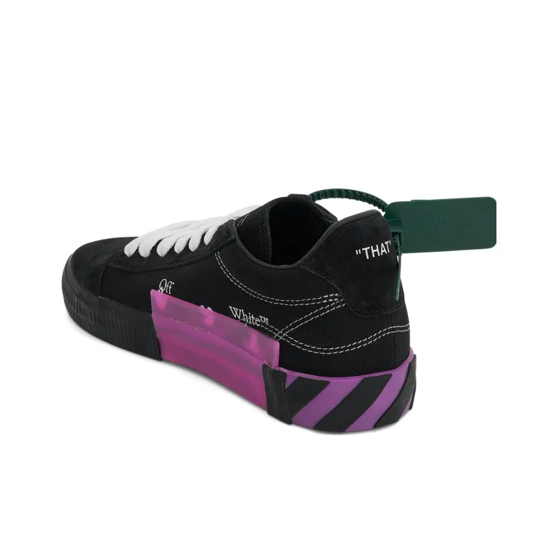 OFF WHITE Vulc Low Black Violet Women's-3