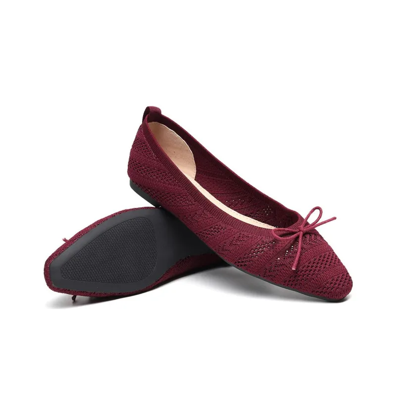 TASMAN AUS Square Toe Low Vamp Casual Shoes Women's-5