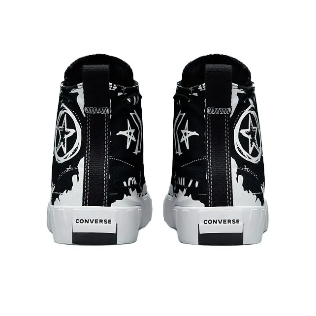 Converse UNT1TL3D Hi Script Print Black-4