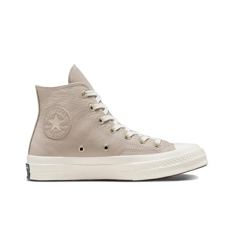 Converse 1970s Chuck 70 Earthy Neutrals Wear-Resistant High-Top Canvas Shoes Unisex Gray-1