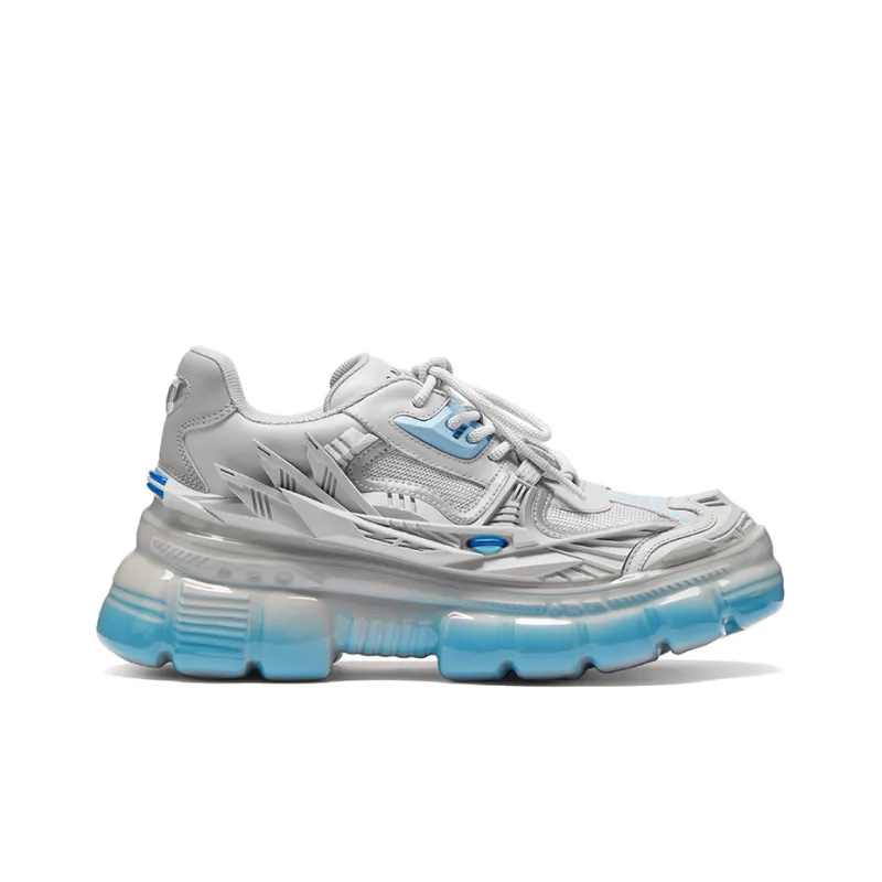 OGR Chunky Sneakers Unisex Low Top Cloud Ink Gray-1