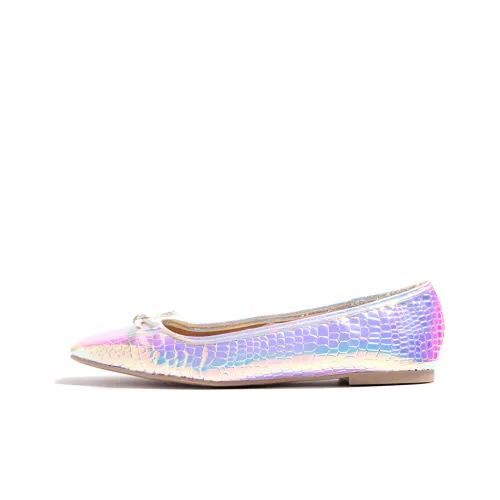 STEVE holiday Casual Single Shoes Women's Iridescent Color