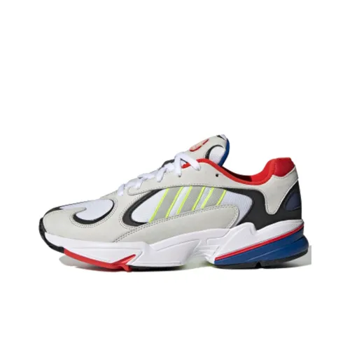 Adidas Originals Yung-1 Chunky Sneakers Unisex Low-Top White/Black/Red/Bright Yellow