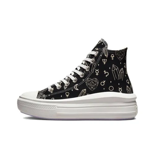 Converse All Star Move Canvas Shoes Women's High-Top Black/White