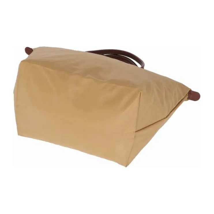 LONGCHAMP Polyamide Canvas Dumpling Bag Canvas Bag Travel Bag Handbag Medium Size Women's Molasses Color-3