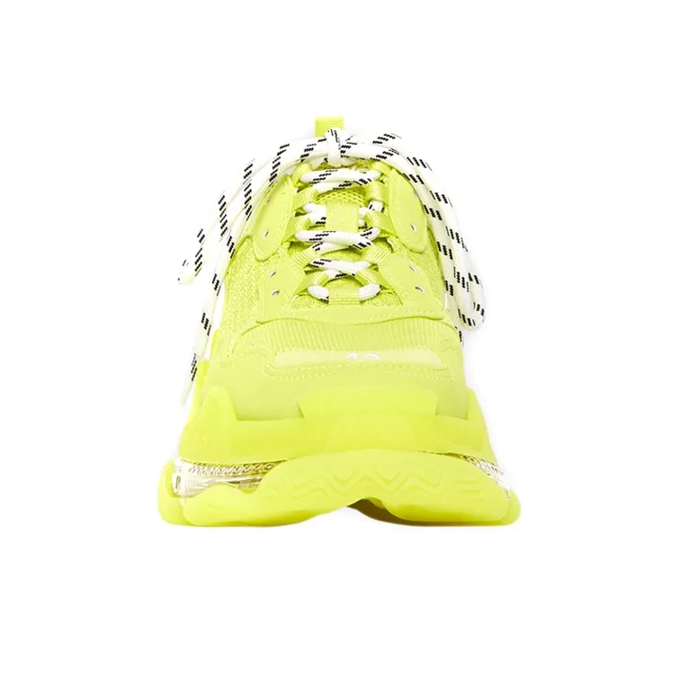 Balenciaga Triple S Clear Sole Fluo Yellow-2