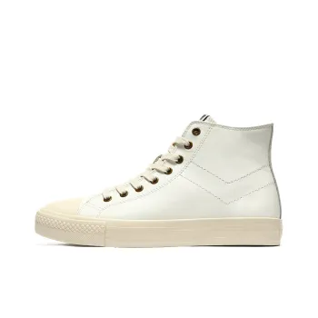 Pony Canvas Shoes Unisex High Top White