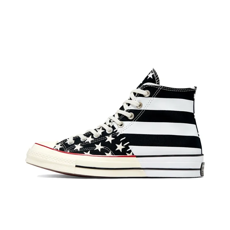 Converse Chuck Taylor All Star 70 Hi Archive Restructured American Flag Black White-0