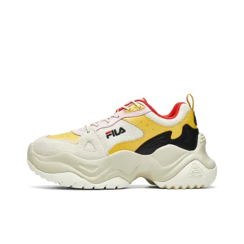 FILA Pose Wedge Trainer Yellow/white/black Women's