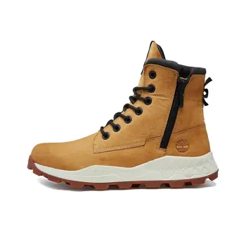 Timberland Brooklyn Side Zip Sneaker Wide Fit Boot 'Wheat Nubuck'