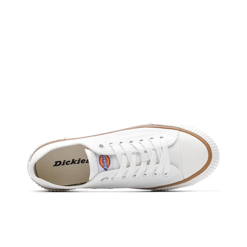 Dickies Canvas Shoes Unisex Low-Top White-3
