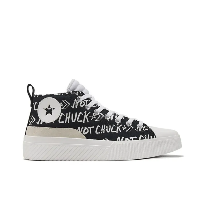 UNT1TL3D Digital Terrain Converse Mid 'Not A Chuck Black'-1