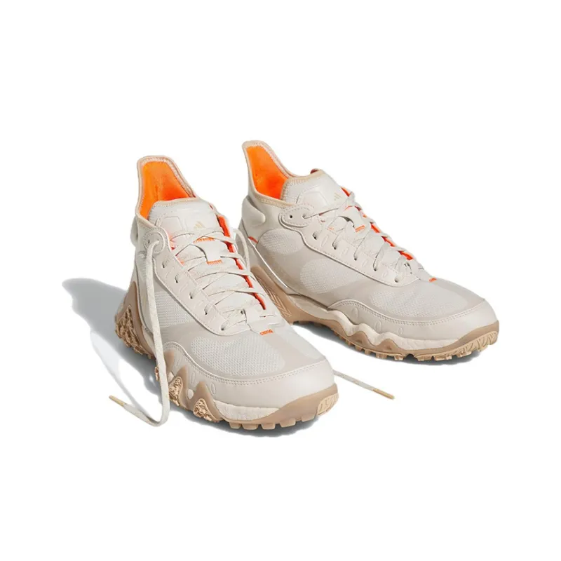 Adidas Adicross Hi Boost Golf Shoes 'Aluminium Magic Beige Impact Orange'-2