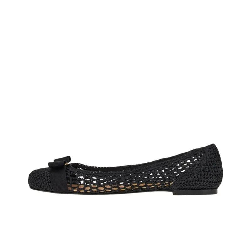 FERRAGAMO Vara Bow Ballerina Shoes-0