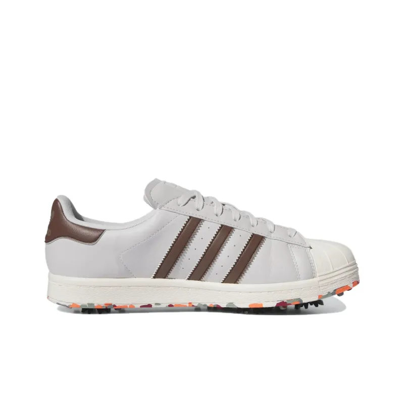 Adidas Superstar Golf Grey Brown-1