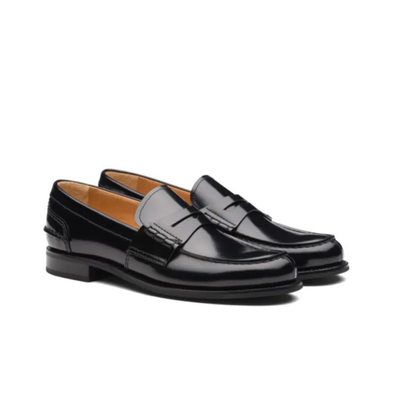 CHURCH'S Pembrey W 5 Polished Fumè Loafers-1