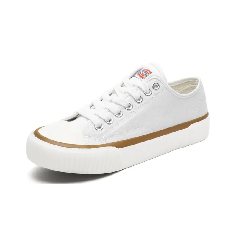 Dickies Canvas Shoes Unisex Low-Top White-1