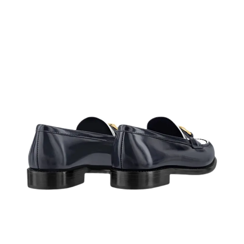 LOUIS VUITTON Chess Casual Single Shoes Women's Black White-2