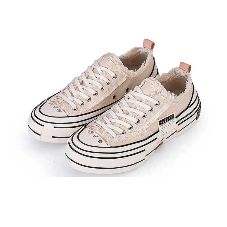 VESSEL G.O.P. Lows Creamy Low Top Canvas Shoes Unisex Ecru-2