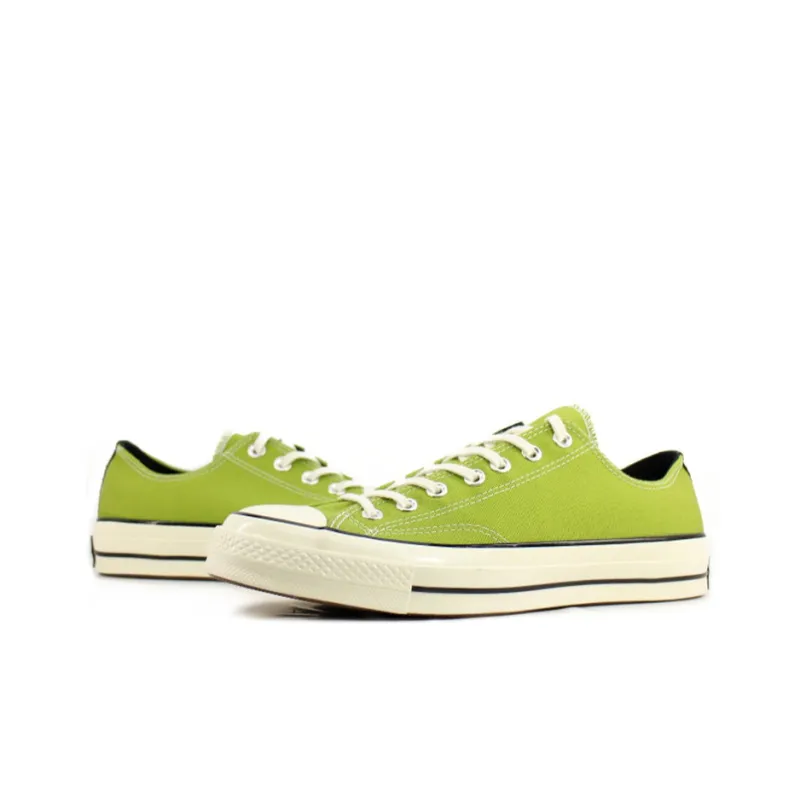 Converse 1970s Non slip Lightweight Low Top Canvas Shoes Unisex Mustard Green-2