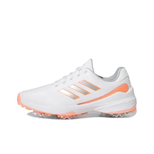 Adidas ZG23 Golf Cloud White Silver Metallic Coral Fusion Women's