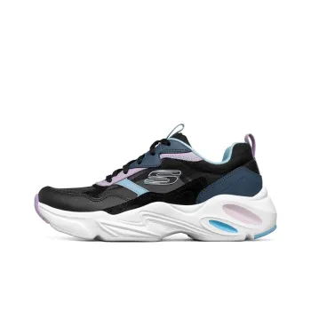 Skechers Stamina Airy Low Top Running Shoes Black/Blue Women's