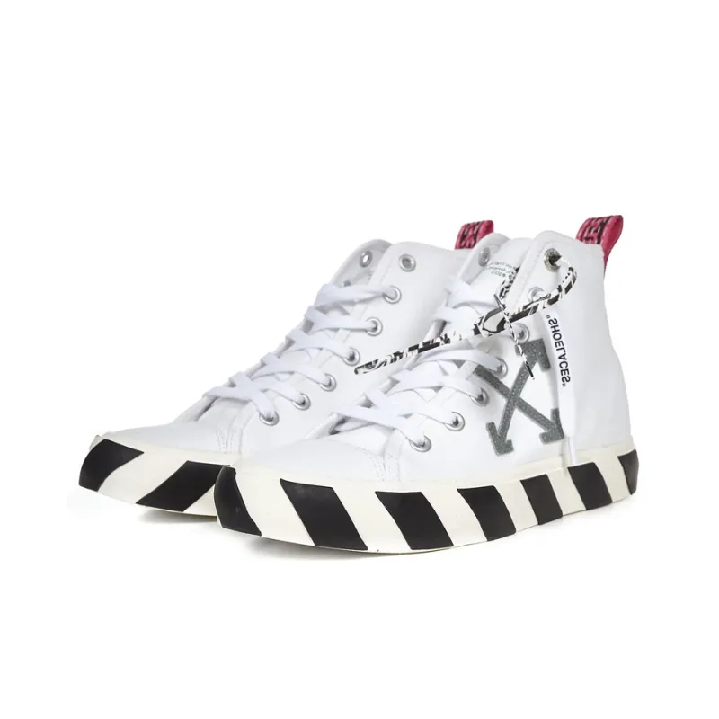 OFF WHITE Vulcanized Mid Top Grey Arrow-2