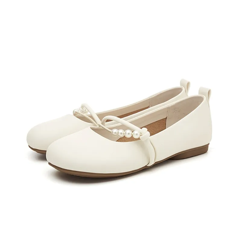 DAPHNE Casual Single Shoes Women's White Yellow-2