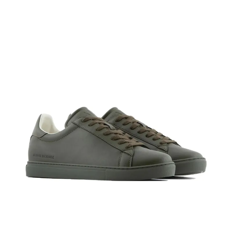 ARMANI EXCHANGE Low-Top Skateboard Shoes Men's Green-2