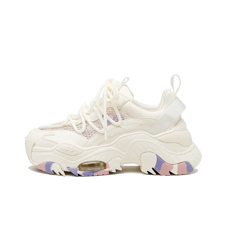 PRETY PEKI Chunky Sneakers Women's Ecru-0