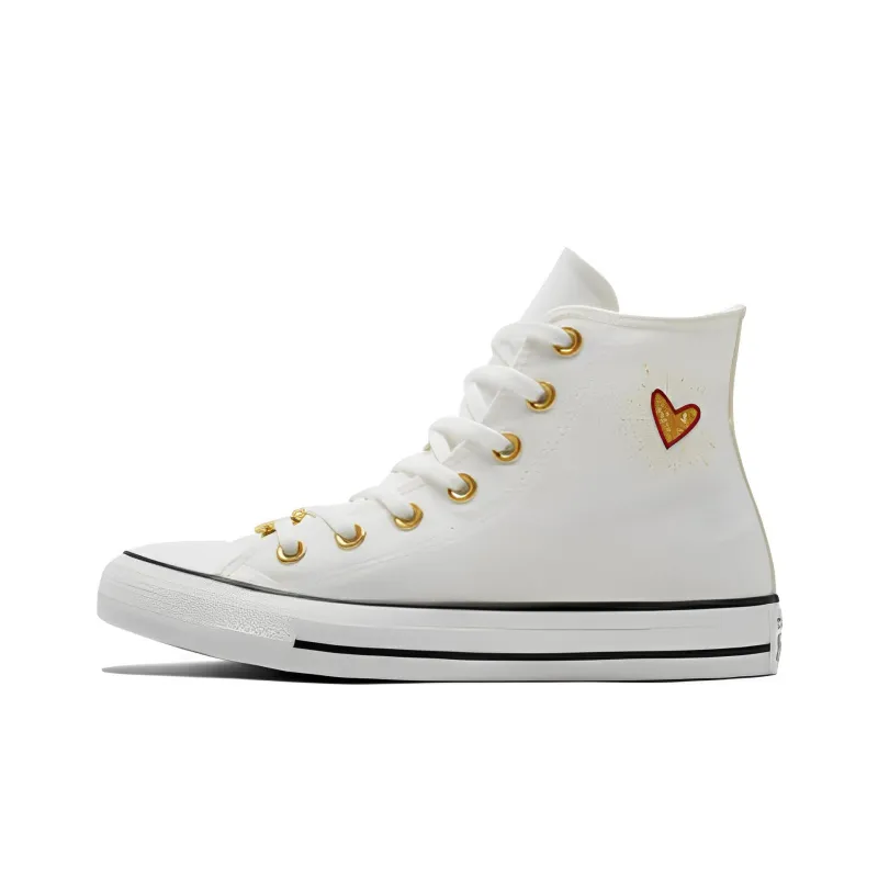 Converse Women's Chuck Taylor All Star High 'Valentine's Day 2023 Vintage White' Women's-0