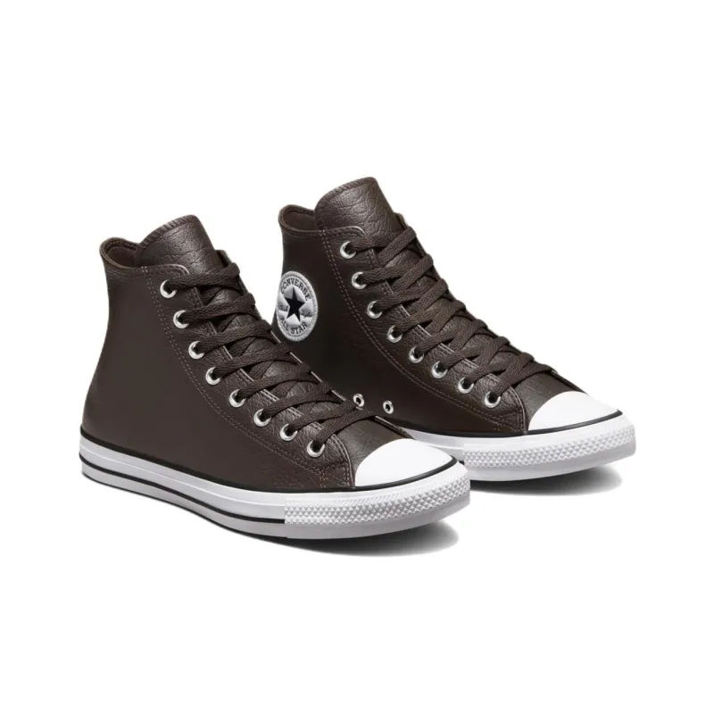 Converse Chuck Taylor All Star Tumbled Leather High 'Velvet Brown'-2