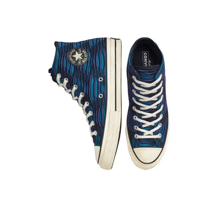 Converse Chuck Taylor All Star 70 Hi Vibrant Knit Ocean Depths-3