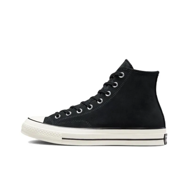 Chuck 70 Converse Suede High 'Black White'-0